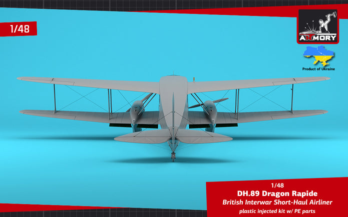 1/48 DH.89 Dragon Rapide - Short-Haul Airliner Scale 1:48 Armory Models AR48005