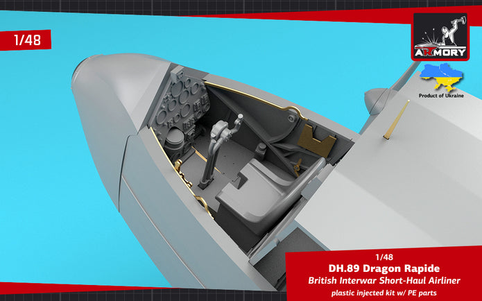 1/48 DH.89 Dragon Rapide - Short-Haul Airliner Scale 1:48 Armory Models AR48005