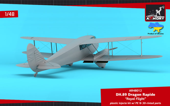1/48 DH.89 Dragon Rapide, Short-Haul Airliner - 