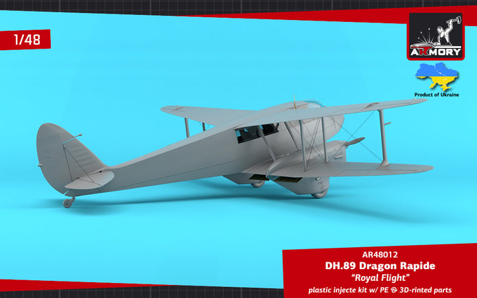 1/48 DH.89 Dragon Rapide, Short-Haul Airliner - 