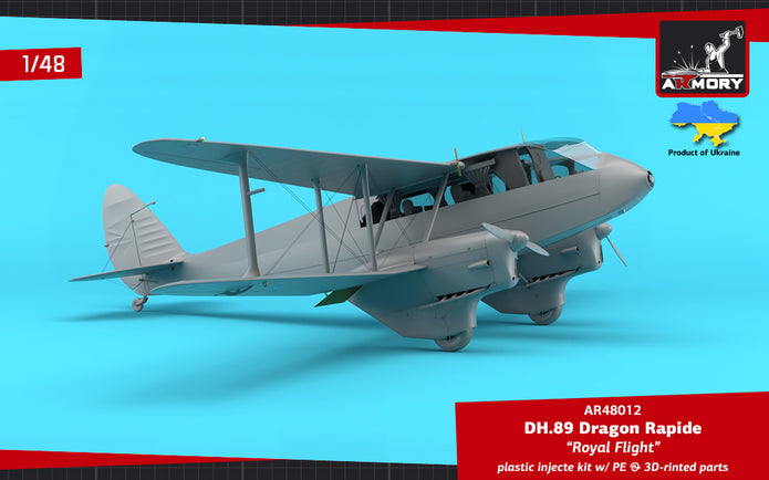 1/48 DH.89 Dragon Rapide, Short-Haul Airliner - 