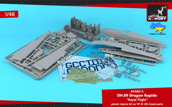 1/48 DH.89 Dragon Rapide, Short-Haul Airliner - 