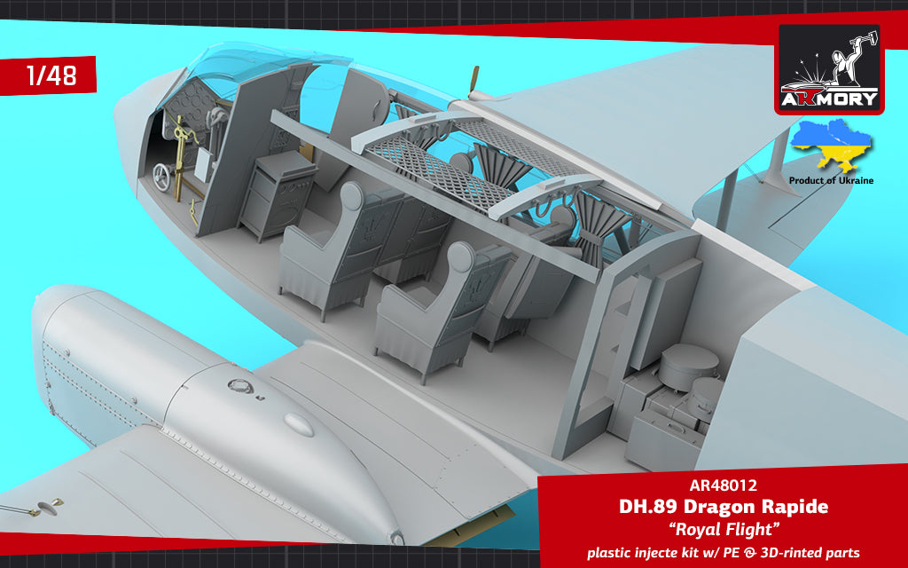 1/48 DH.89 Dragon Rapide, Short-Haul Airliner - 