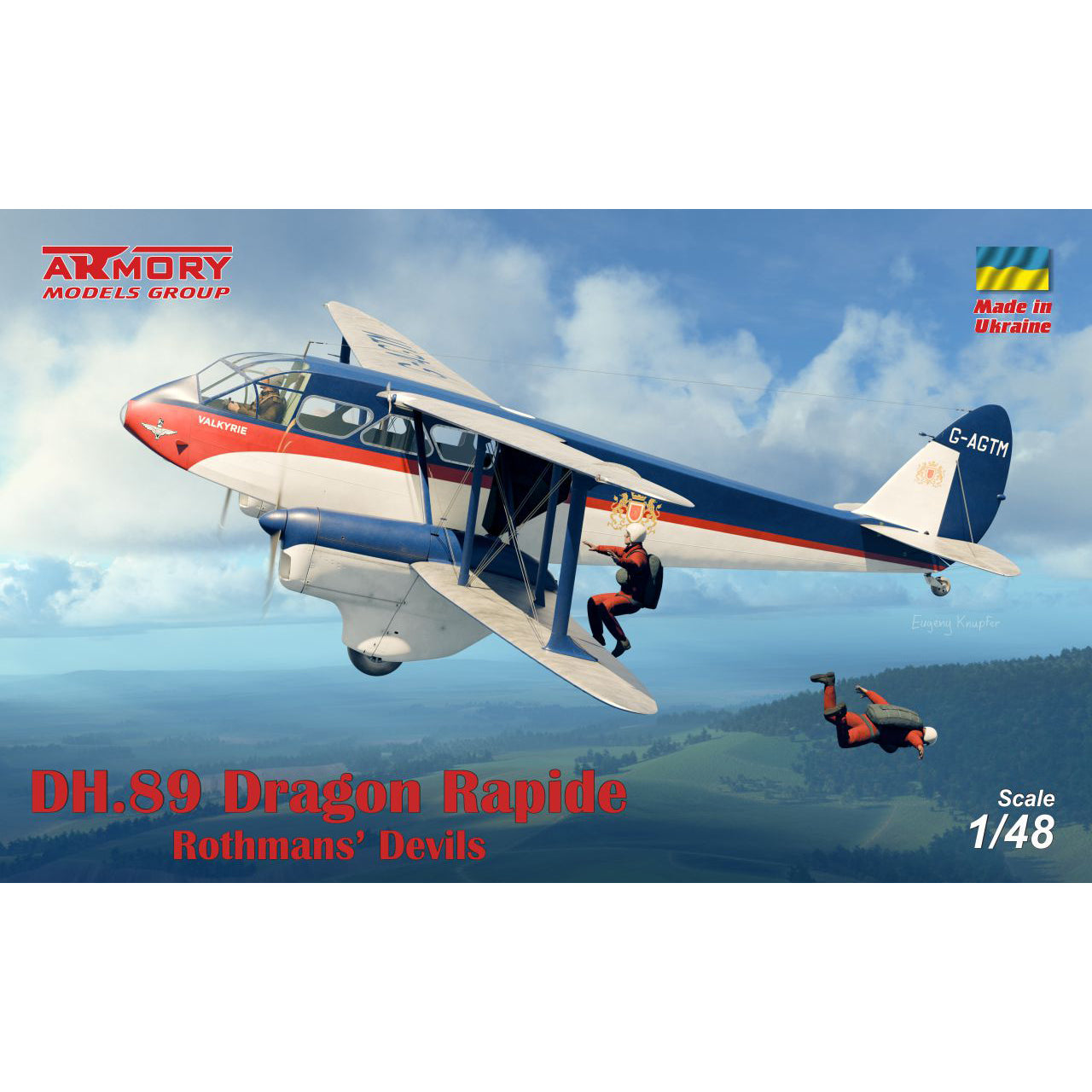 1/48 DH.89 Dragon Rapide, Short-Haul Airliner 