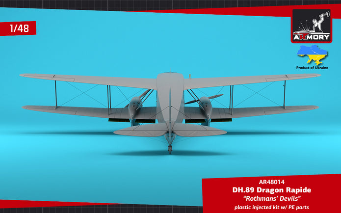 1/48 DH.89 Dragon Rapide, Short-Haul Airliner 