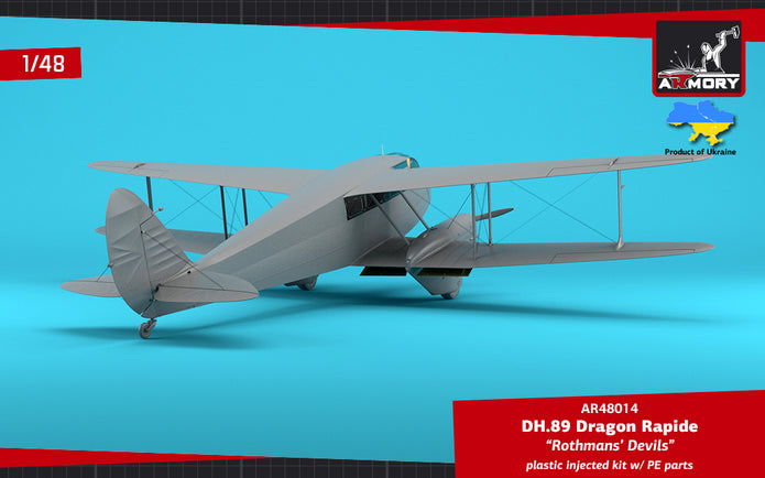 1/48 DH.89 Dragon Rapide, Short-Haul Airliner 