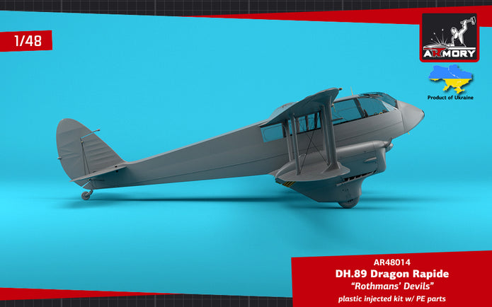 1/48 DH.89 Dragon Rapide, Short-Haul Airliner 