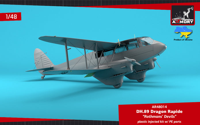1/48 DH.89 Dragon Rapide, Short-Haul Airliner 