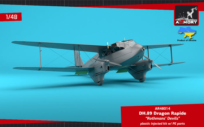 1/48 DH.89 Dragon Rapide, Short-Haul Airliner 
