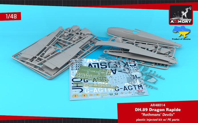1/48 DH.89 Dragon Rapide, Short-Haul Airliner 