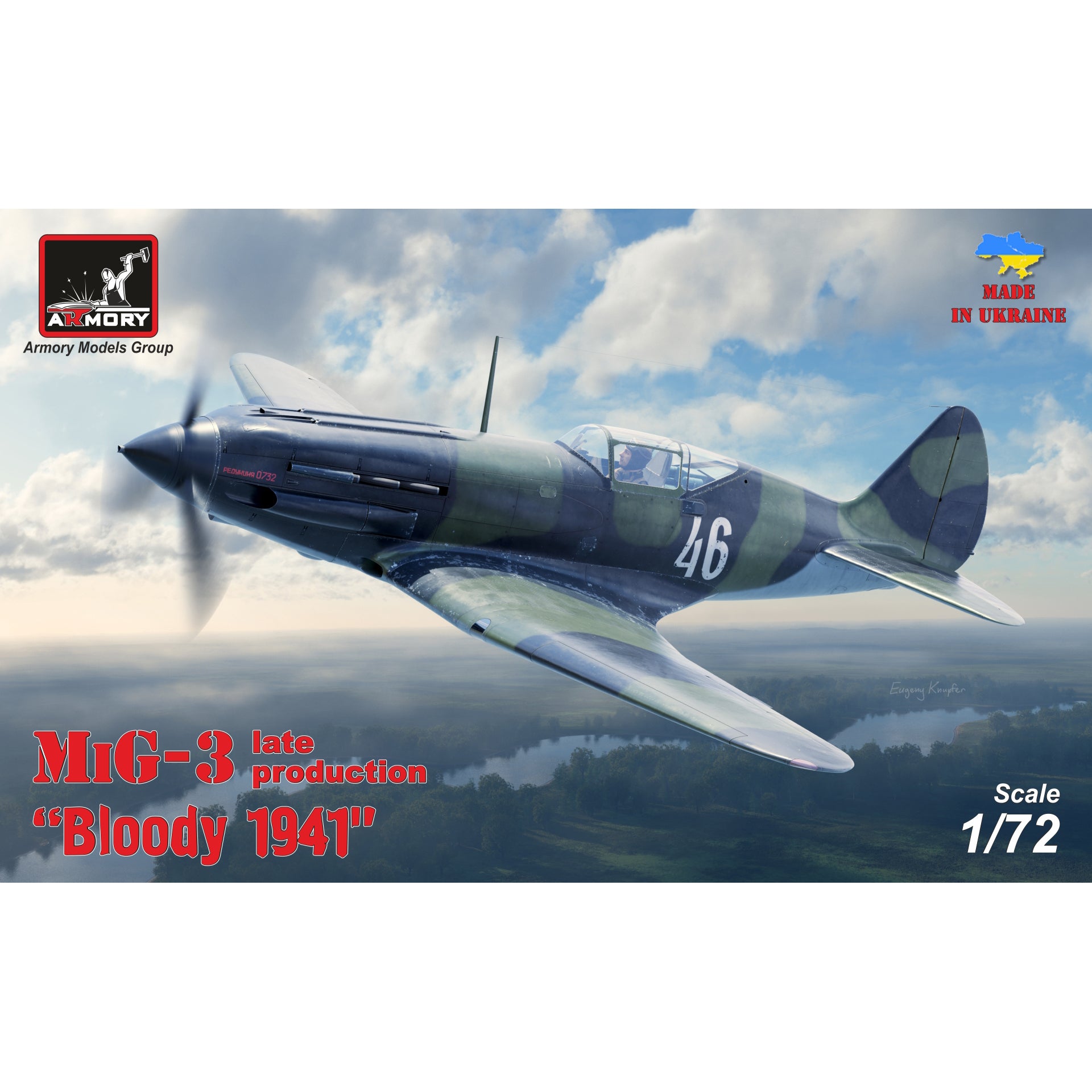 1-72 MiG-3 late - 'Bloody 1941' Scale 1:72 Armory Models AR72011