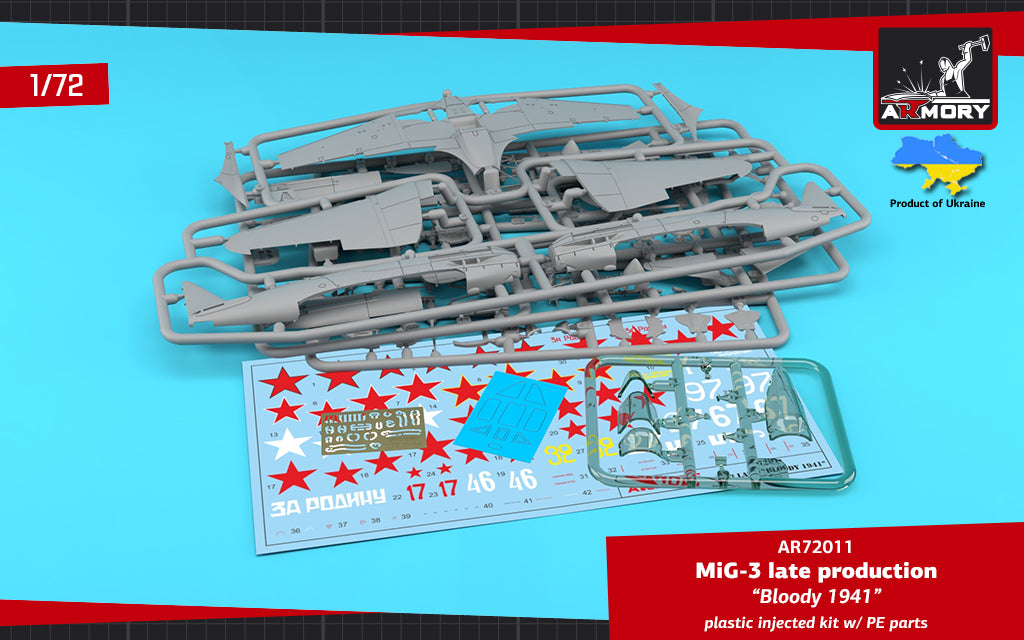 1-72 MiG-3 late - 'Bloody 1941' Scale 1:72 Armory Models AR72011