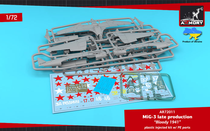 1-72 MiG-3 late - 'Bloody 1941' Scale 1:72 Armory Models AR72011