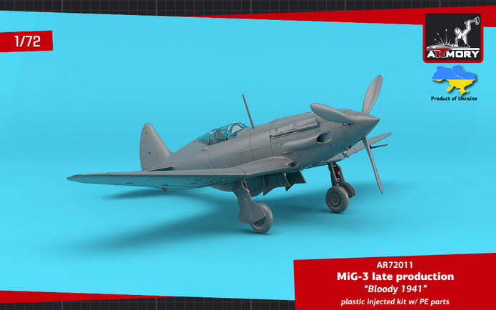 1-72 MiG-3 late - 'Bloody 1941' Scale 1:72 Armory Models AR72011