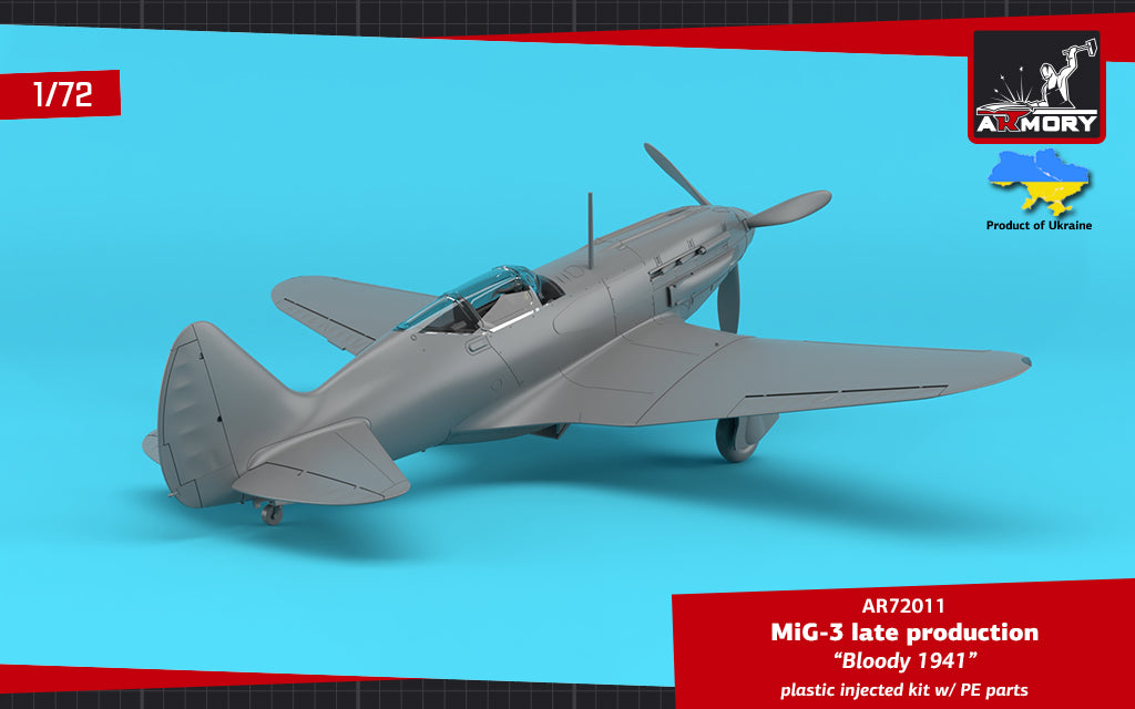 1-72 MiG-3 late - 'Bloody 1941' Scale 1:72 Armory Models AR72011