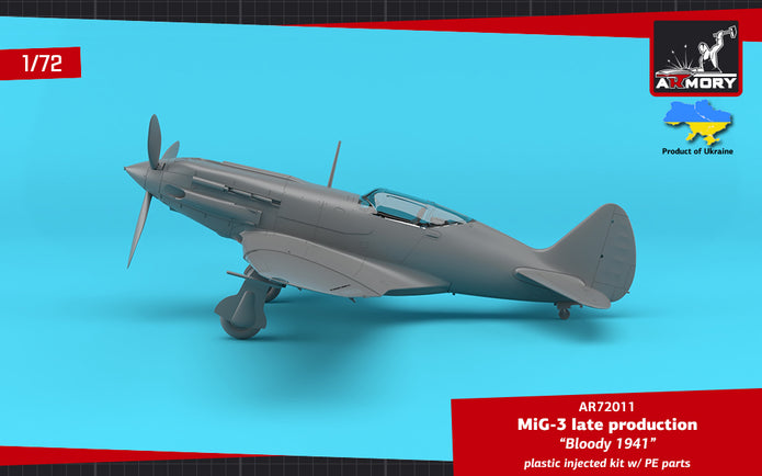1-72 MiG-3 late - 'Bloody 1941' Scale 1:72 Armory Models AR72011