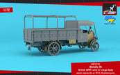 1/72 Dennis 3t Lorry, British WWI lorry w/ cargo body Scale 1:72 Armory Models AR72101