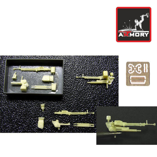 1/72 12, 7mm DShK AA heavy machinegun for T-54/55/62 Scale 1:72 Armory Models AR AC7239