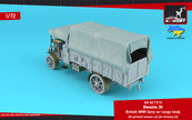 1/72 Dennis 3t British WWI Lorry, canvas set for cargo body Scale 1:72 Armory Models AR AC7314