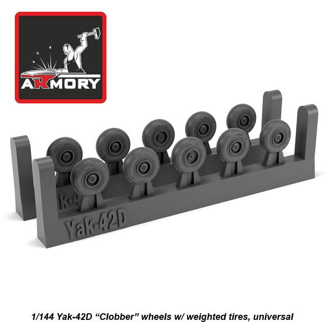 1/144 Yakovlev Yak-42D Clobber wheels Scale 1:144 Armory Models AR AW14010