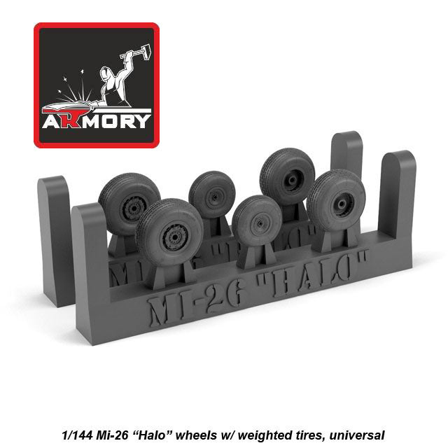 1/144 Mil Mi-26 Halo wheels Scale 1:144 Armory Models AR AW14013