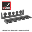 1/144 Tupolev Tu-22 Blinder wheels w/ weighted tires Scale 1:144 Armory Models AR AW14014