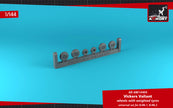 1/144 A.W. Valiant wheels w/ weighted tires Scale 1:144 Armory Models AR AW14404