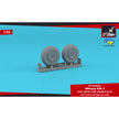 1/48 MiG-3 main wheels w/ weighted tyres, hard surface road type tyre tread Scale 1:48 Armory Models AR AW48045