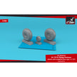 1/48 B-17F/G Flying Fortress wheels w/ weighted tyres type 