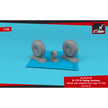 1/48 B-17F/G Flying Fortress wheels w/ weighted tyres type 
