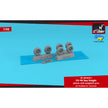1/48 CH-46 Sea Knight wheels w/ weighted tyres (for Academy, universal)  Scale 1:48 Armory Models AR AW48357