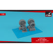 1/72 Sukhoj Su-25 Frogfoot wheels w/ weighted tyres & mudguard Scale 1:72 Armory Models AR AW72063