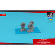 1/72 CH-21 Shawnee wheels w/ weighted tyres (for HobbyCraft, Italeri, Revell)  Scale 1:72 Armory Models AR AW72365