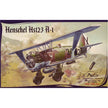 Biplane Henschel Hs123 A-1, Aircraft Model Kit Scale 1:72 Avis AV72004