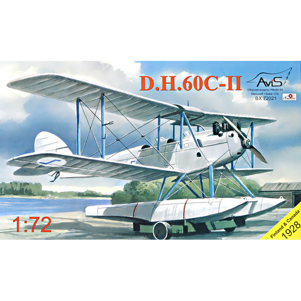Biplane De Havilland DH-60C-II, Aircraft Model Kit Scale 1:72 Avis AV72021