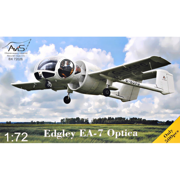 Edgley EA-7 Optica, Aircraft Model Kit Scale 1:72 Avis AV72026
