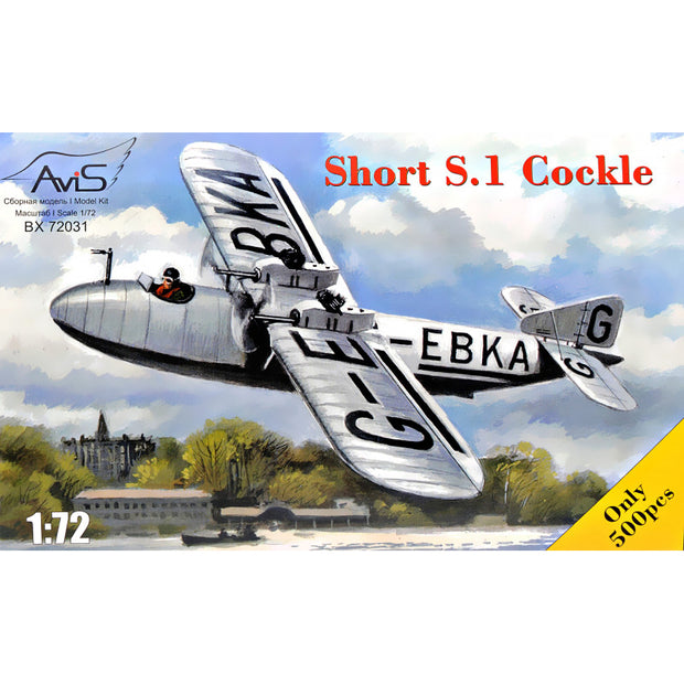 Short S,1 Cockle, Aircraft Model Kit Scale 1:72 Avis AV72031