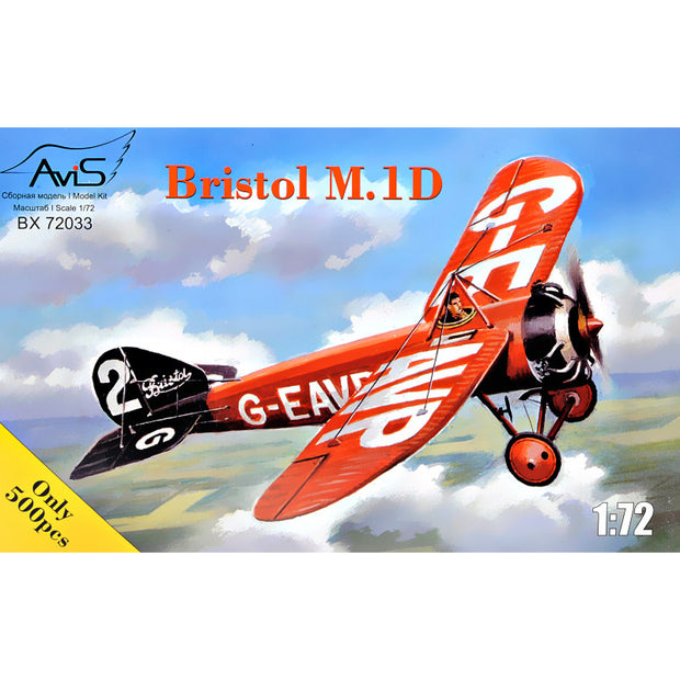 Fighter Bristol M,1D, Aircraft Model Kit Scale 1:72 Avis AV72033