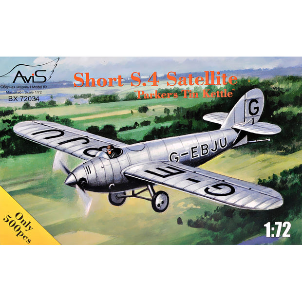 Short S,4 Satellite "Parkers Tin Kettle", Aircraft Model Kit Scale 1:72 Avis AV72034