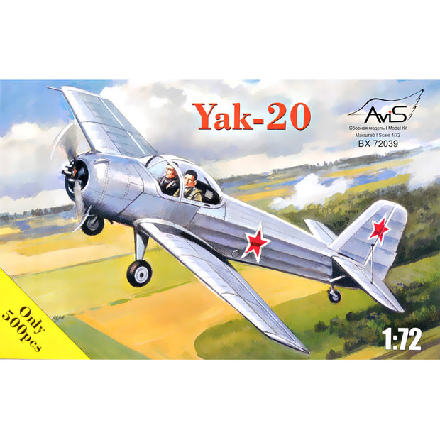 Yakovlev Yak-20, Aircraft Model Kit Scale 1:72 Avis AV72039