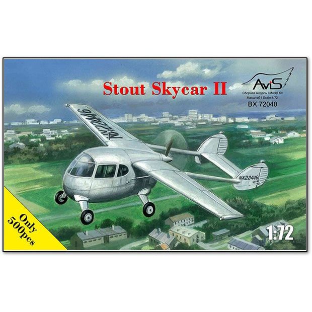 Stout Skycar II, Aircraft Model Kit Scale 1:72 Avis AV72040