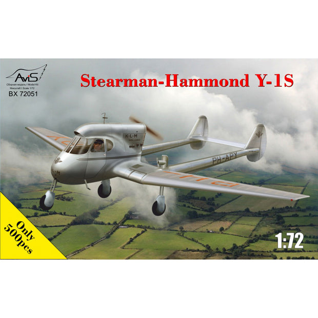 Stearman-Hammond I-1S "K-L-M Holland", Aircraft Model Kit Scale 1:72 Avis AV72051