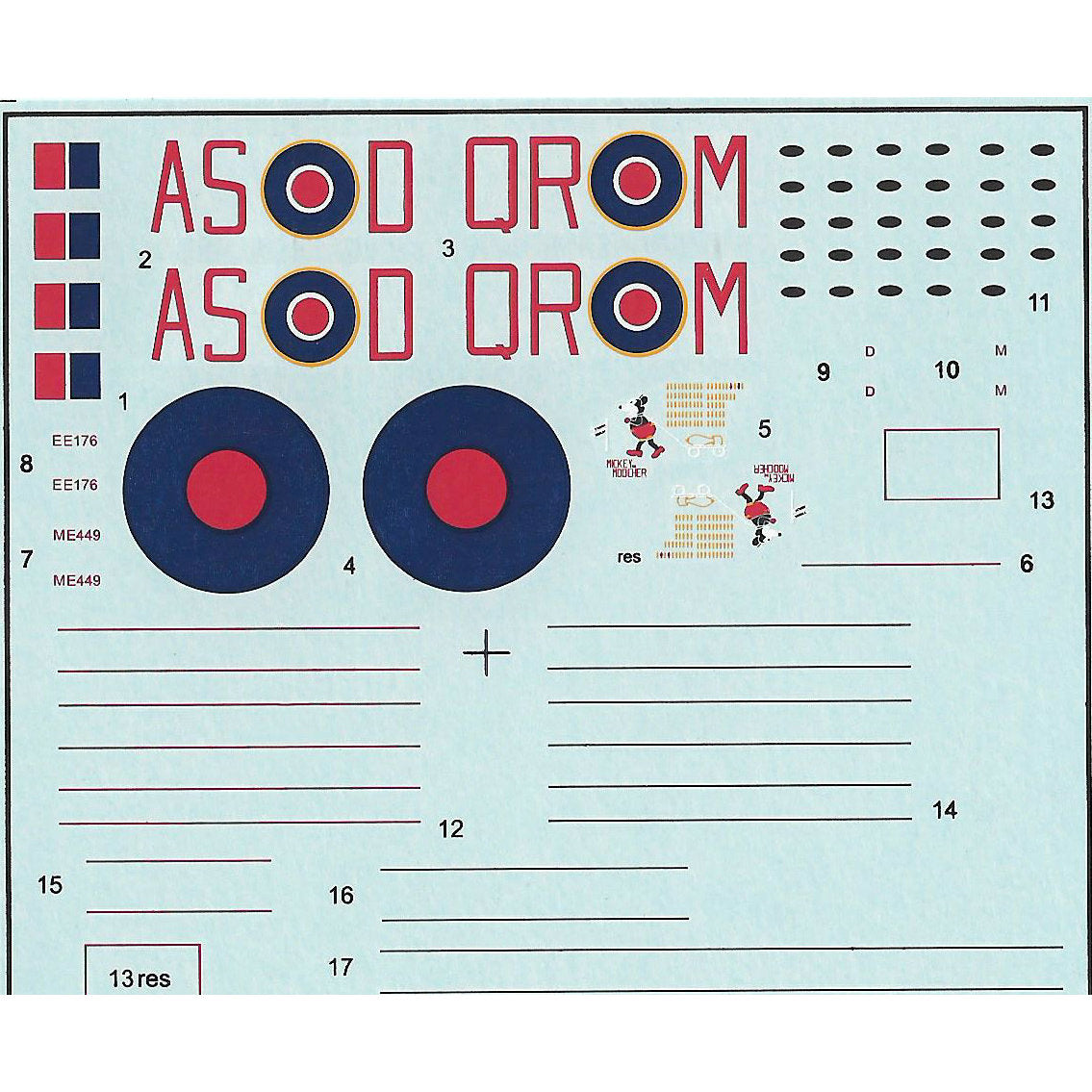 Avro Lancaster B.I/B.III Scale 1:144 Amodel AMO1411 Scale Airplane Model Kit