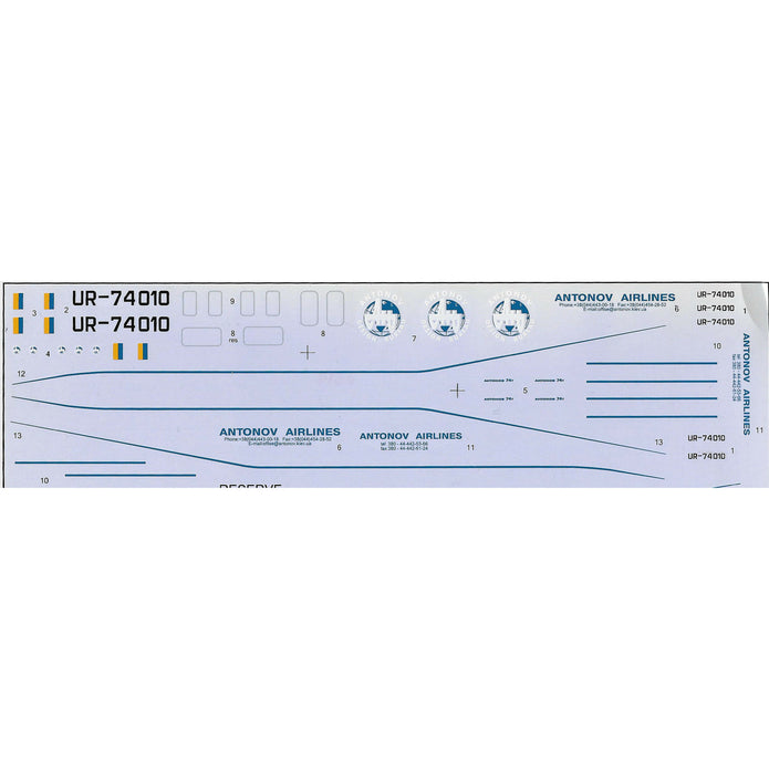 Antonov An-74T Scale 1:144 Amodel AMO1434 Plastic Airplane Model Kit
