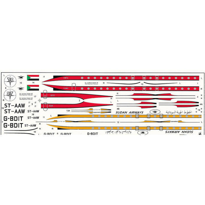 D.H.106 Comet-4C Scale 1:144 Amodel AMO1477 Plastic Airplane Model Kit