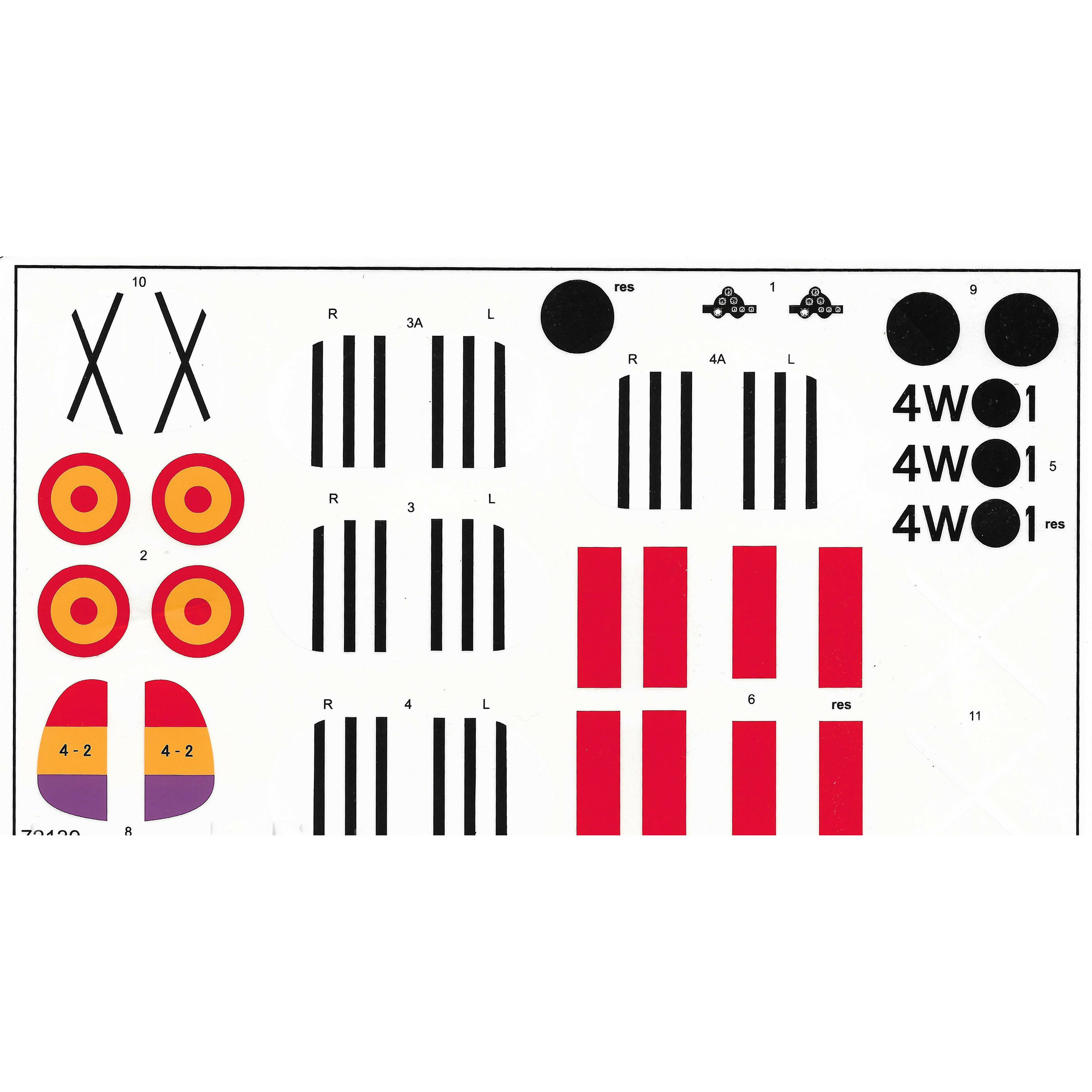Hawker Fury Spanish AF fighter Scale 1:72 Amodel AMO72139 Scale Airplane Model Kit