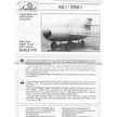 KS-1 / KRM-1 Soviet guided missile Scale 1:72 Amodel AMO72178 Plastic Airplane Model Kit