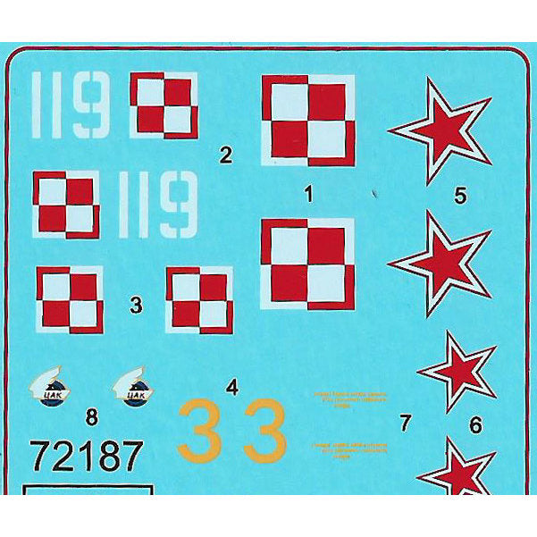 Yak-12A with ski gear Scale 1:72 Amodel AMO72187 Plastic Airplane Model Kit