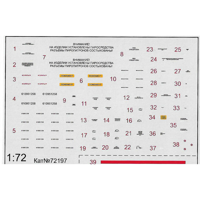 KSR-5 (AS-6 «Kingfish«) long-range anti-ship missile Scale 1:72 Amodel AMO72197 Plastic Airplane Model Kit