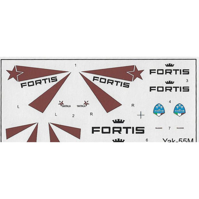Yak-55M 'FORTIS' Scale 1:72 Amodel AMO72205 Plastic Airplane Model Kit